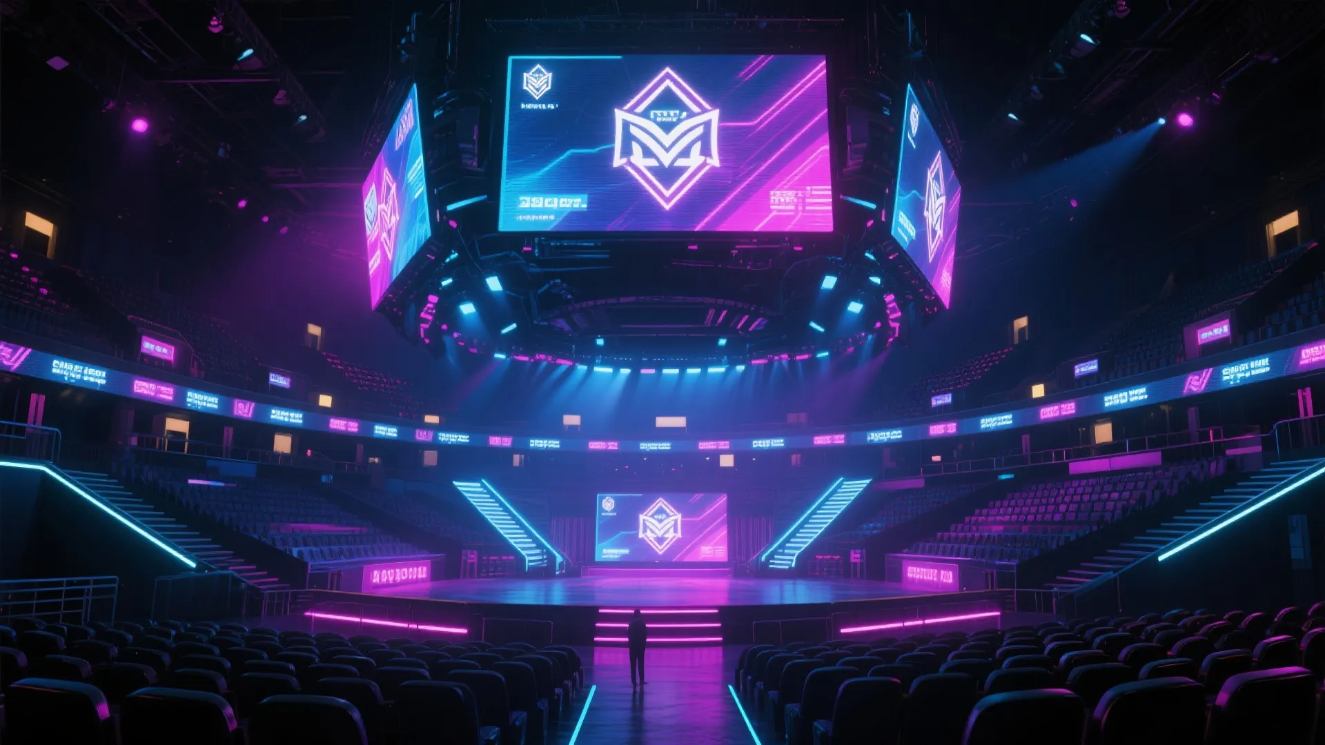 电子竞技全景赛场