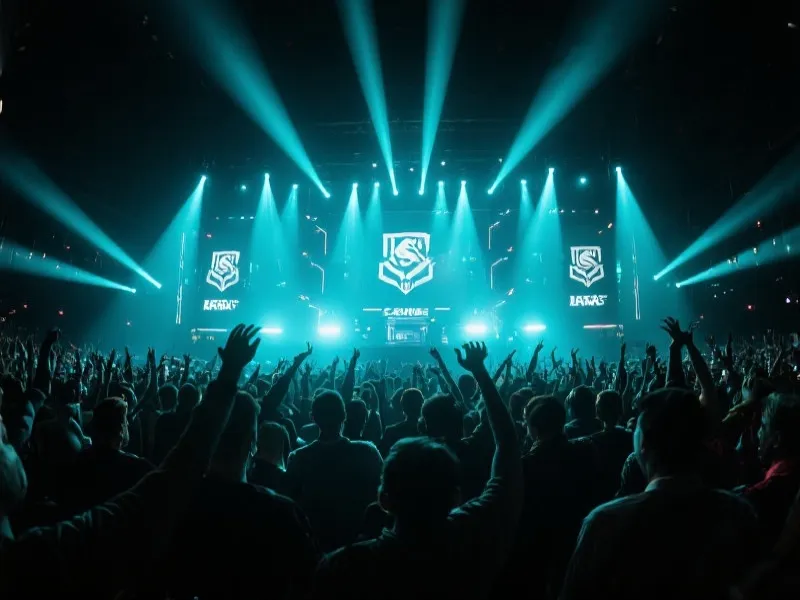 电竞赛事现场盛况